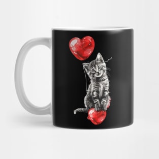 Cat Rainbow Beadwork Mug